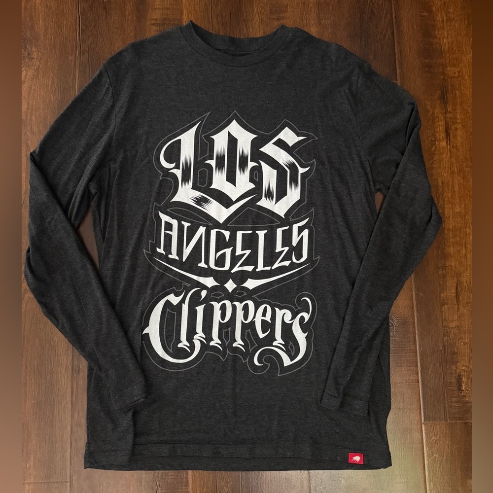 Los Angeles Clippers x Mister Cartoon Black Long Sleeve Tee